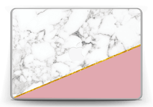 Marble + dusty pink and gold