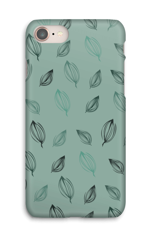 Falling Leaves Green case IPhone 8