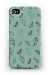 Falling Leaves Green case IPhone 4/4s