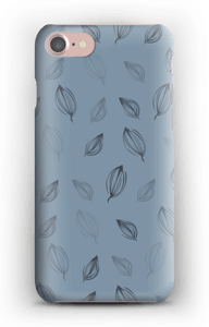 Falling Leaves Blue case IPhone 7