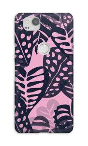 Tropical Plants Navy