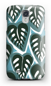 Trooppisia kasveja turkoosi kuoret Galaxy S4