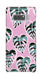 Trooppisia kasveja vaalea violetti kuoret Galaxy Note8