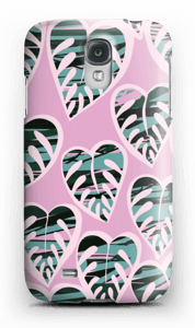 Trooppisia kasveja vaalea violetti kuoret Galaxy S4