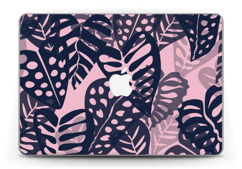 Tropical Plants Navy Skin MacBook Pro Retina 13” 2015