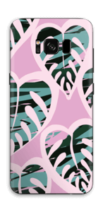 A tropical skin in the beautiful colours light violet and dusty teal for your laptop.