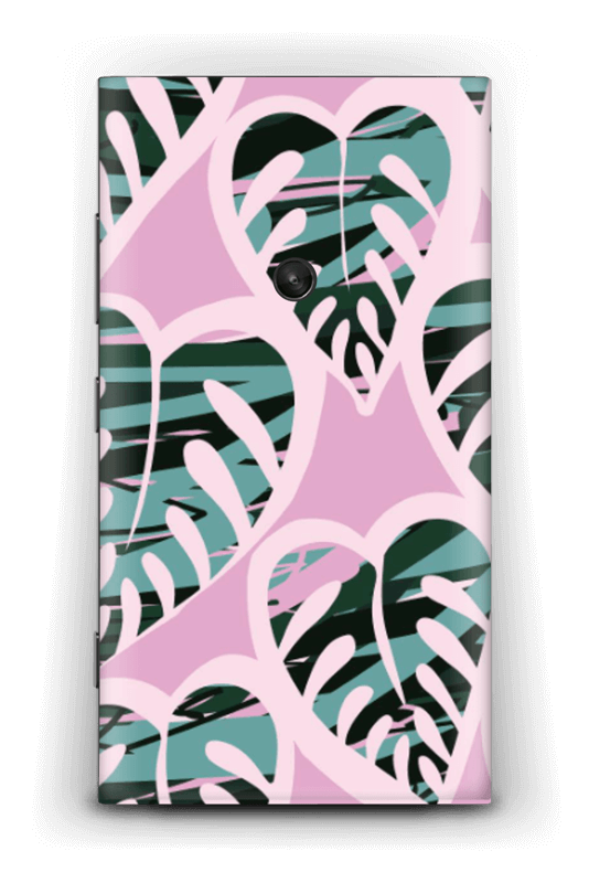 tropical plants light violet