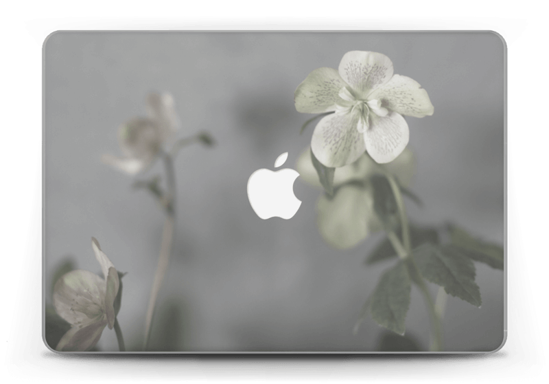 Flowery Blues Skin MacBook Pro Retina 13” 2015