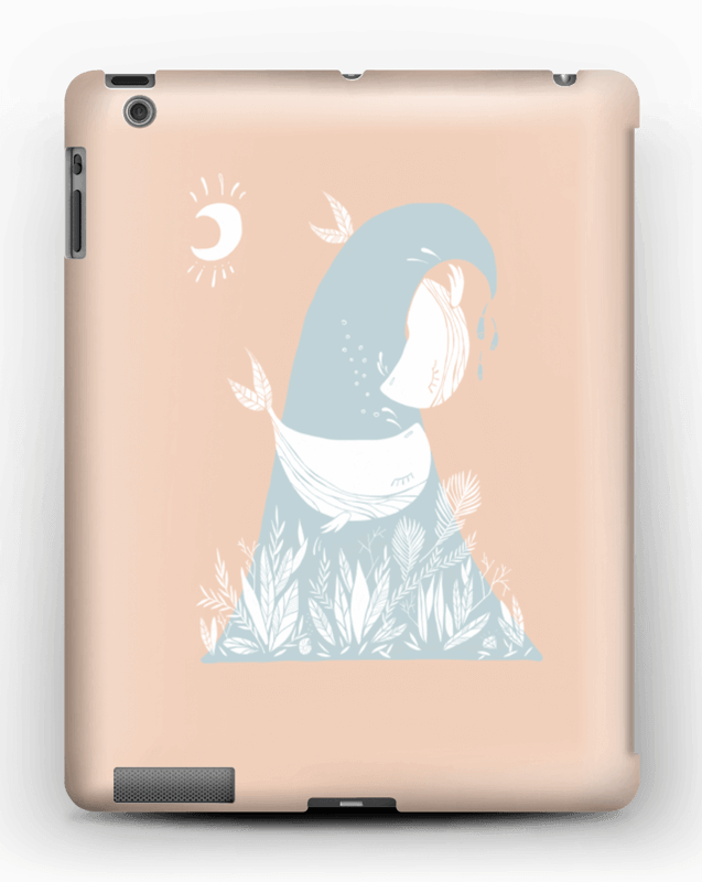 Peaceful Ocean Whales Capa IPad 4/3/2