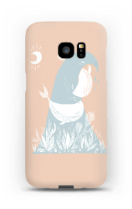 Peaceful Ocean Whales deksel Galaxy S7 Edge