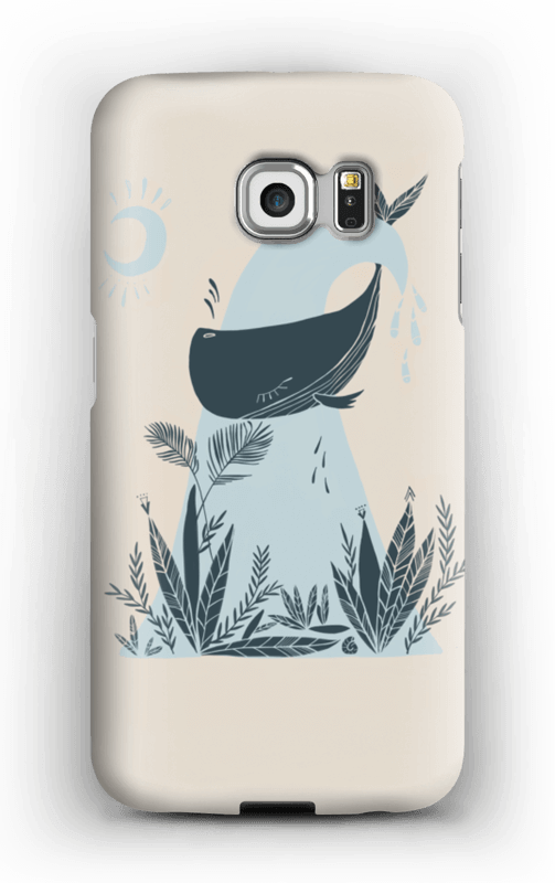 Peaceful Ocean Whale Capa Galaxy S6 Edge