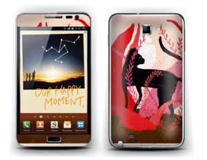 Skin with a full moon and black cat