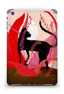 Skin with a full moon and black cat