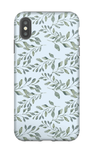 Leaf pattern case IPhone XS Max tough
