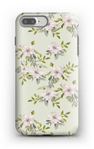 Rosa blomster deksel IPhone 7 Plus tough