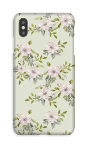 Rosa blomster deksel IPhone XS Max