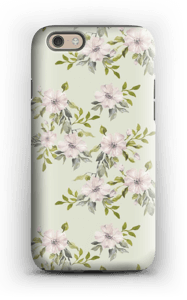 Pinkki kukka kuoret IPhone 6s tough