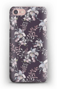 Violetti kukka kuoret IPhone 7