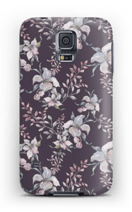 Violetti kukka kuoret Galaxy S5