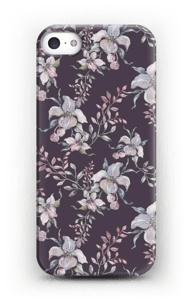 Purple & flowers case IPhone SE