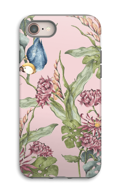 Parrot in nature case IPhone 8 tough