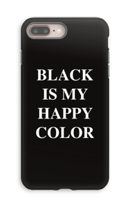 Black is my happy color kuoret IPhone 8 Plus tough