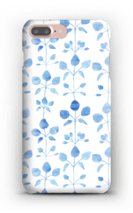 Blue flowers case IPhone 7 Plus