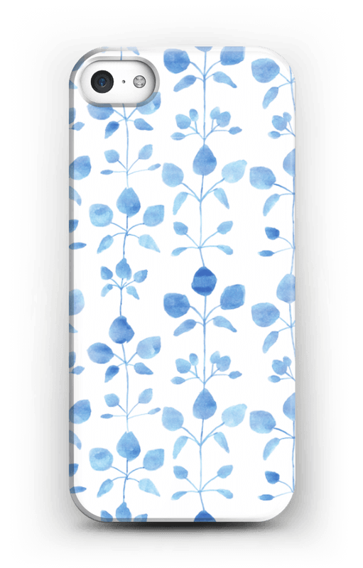 Fleurs bleues Coque IPhone 5/5S