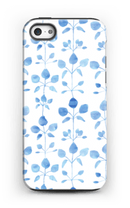 Sinisiä kukkaisia kuoret IPhone 5/5s tough