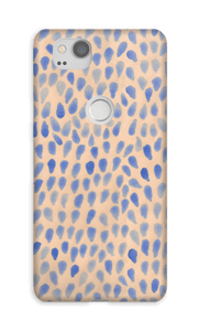 Dråber i blå cover Pixel 2
