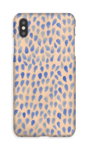 Sinisiä vesipisaroita kuoret IPhone XS Max