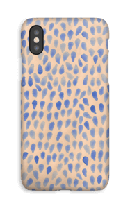 Gocce in blu cover IPhone XS