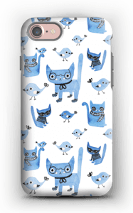 Fugler og katter deksel IPhone 7 tough