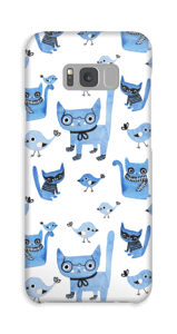 Linnut ja kissat kuoret Galaxy S8 Plus