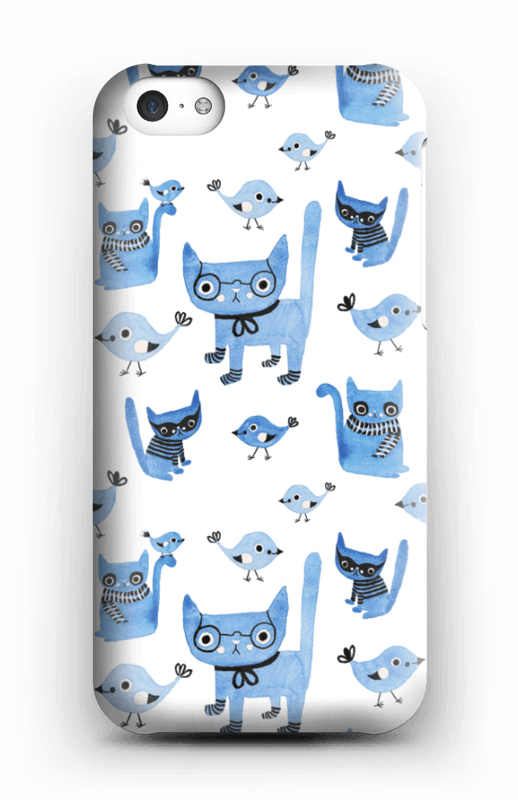 Cats & birds case IPhone 5c