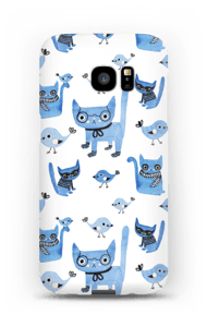 Fugler og katter deksel Galaxy S7 Edge