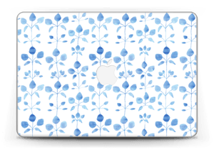Flowers in blue Skin MacBook Pro Retina 13” 2015