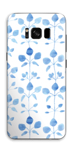 Blue flowers  Skin Galaxy S8