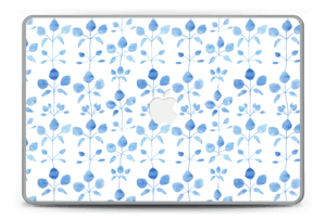 Flowers in blue Skin MacBook Pro 15” -2015