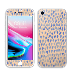 Drops in blue Skin IPhone 8