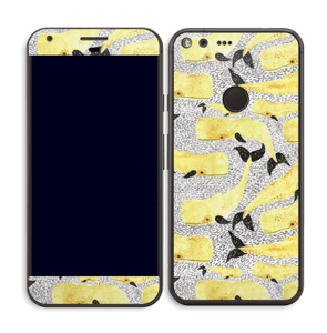 Whales in yellow Skin Pixel XL