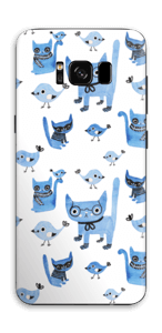 Cats & birds  Skin Galaxy S8