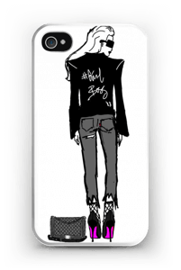 A case with a cool girlboss