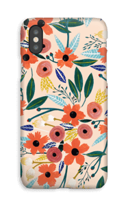Fleurs d'été Coque IPhone XS