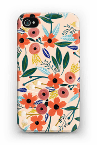 Summer Flowers deksel IPhone 4/4s