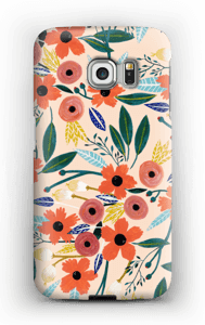 Summer Flowers deksel Galaxy S6 Edge