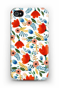 Rosa's Flowers case IPhone 4/4s