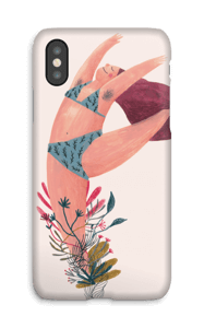 Dans i blommor skal IPhone X