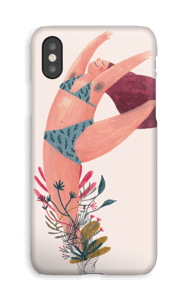 Dans i blomster cover IPhone XS