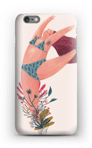 Dans i blomster deksel IPhone 6s Plus